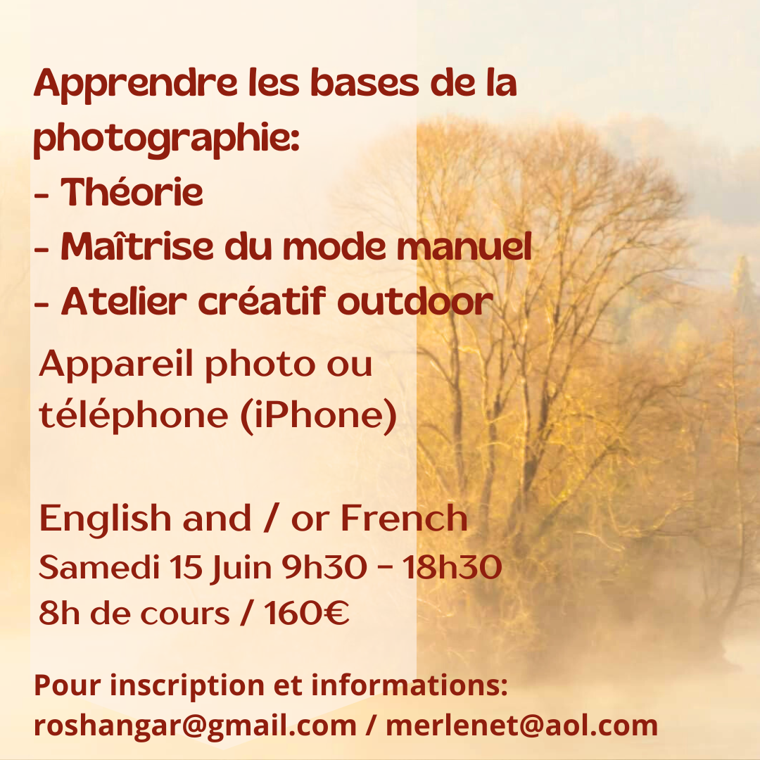 Cours de photographie