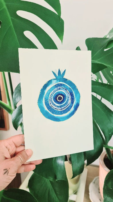 Original Pomegranate Illustration