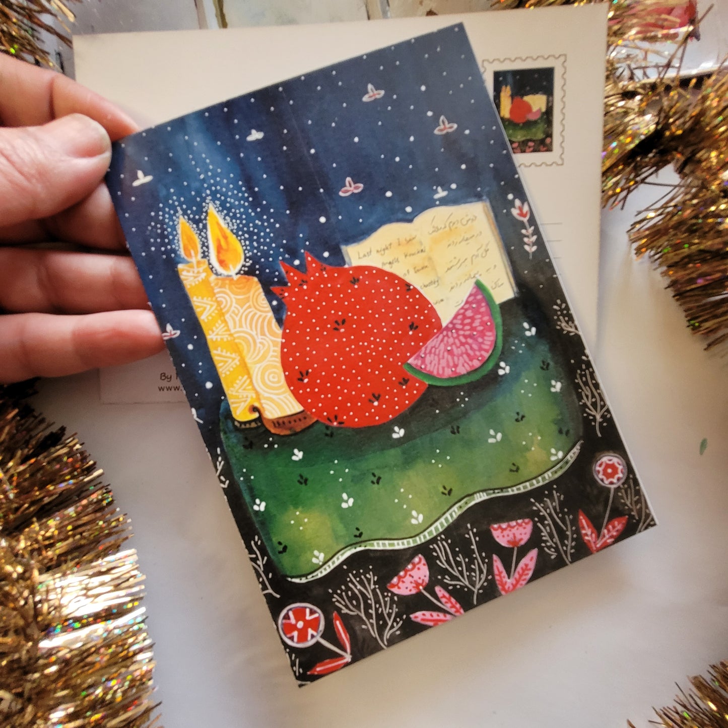 Yalda Night Postcard