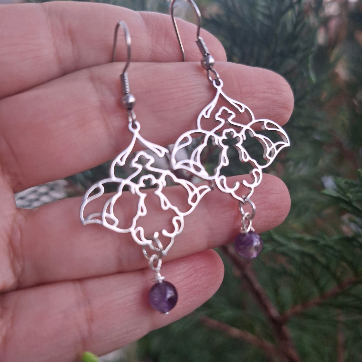 Persian Eslimi Amethyste earrings