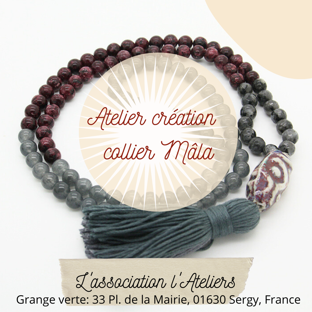 Atelier Création de Mala 108 perles