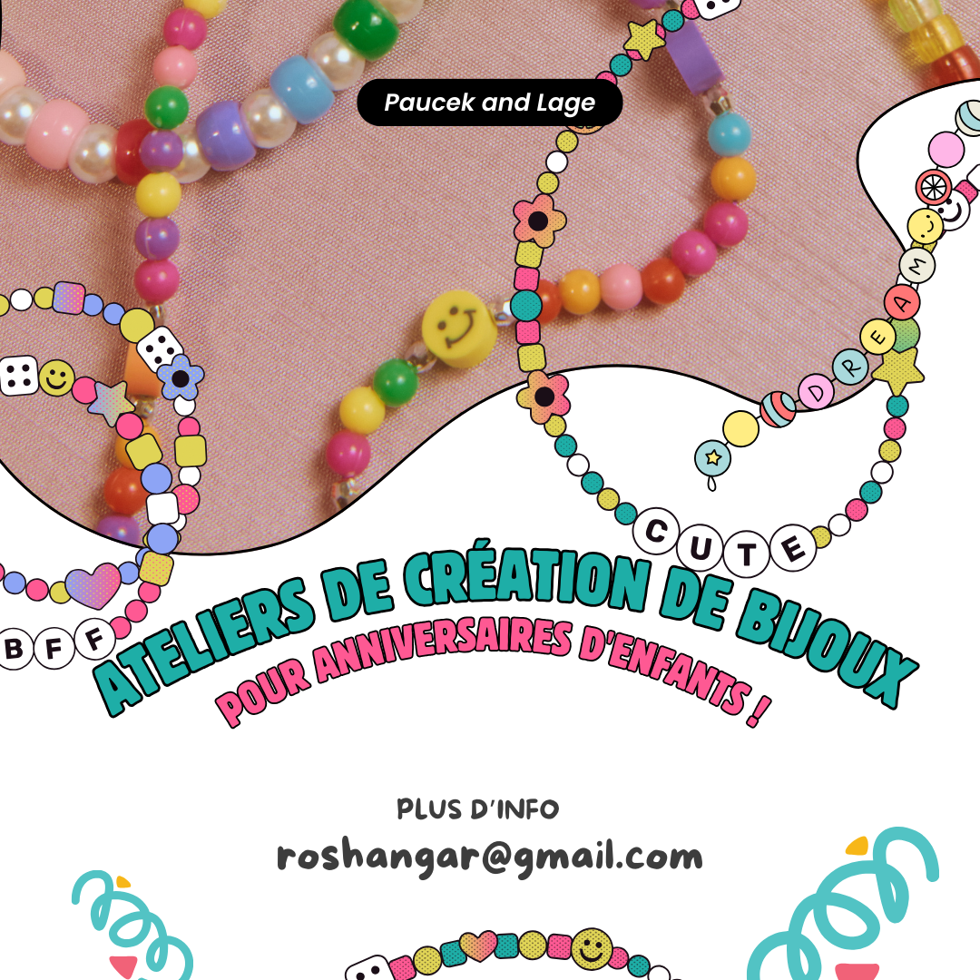 Fête d'anniversaire, Création bijoux