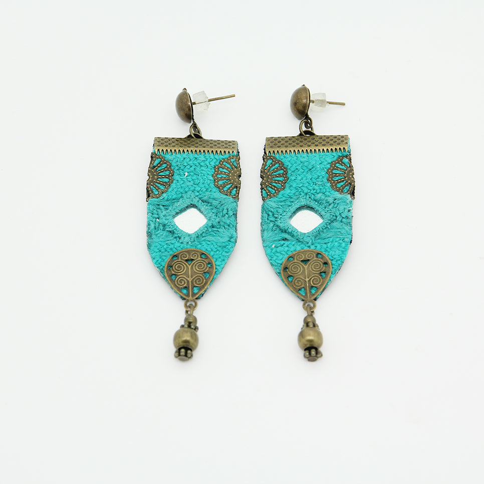 Persian Turquoise Beauty Earrings - Yalda Concept Store Persan
