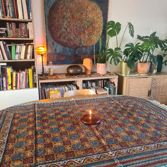 Shatranj "Ghalamkar" Tablecloth