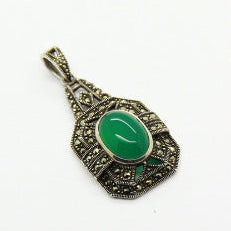 Green Agate Pendant