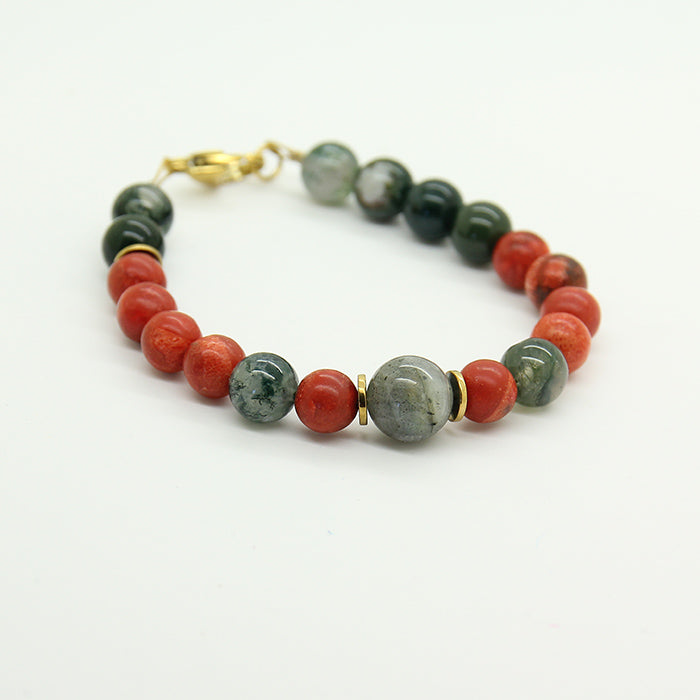 Orange Bambou Bracelet
