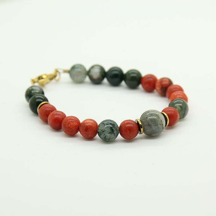 Orange Bambou Bracelet