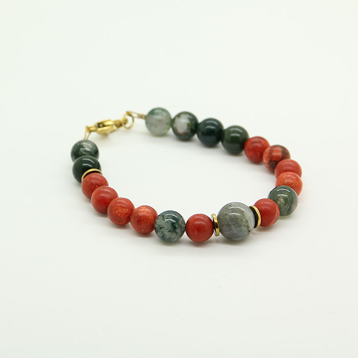 Orange Bambou Bracelet