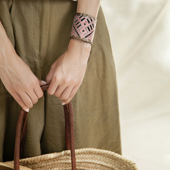 Statement Persian Pink Bracelet