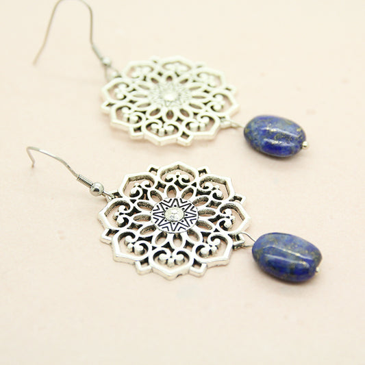 Lapis Babylon Drop Earrings