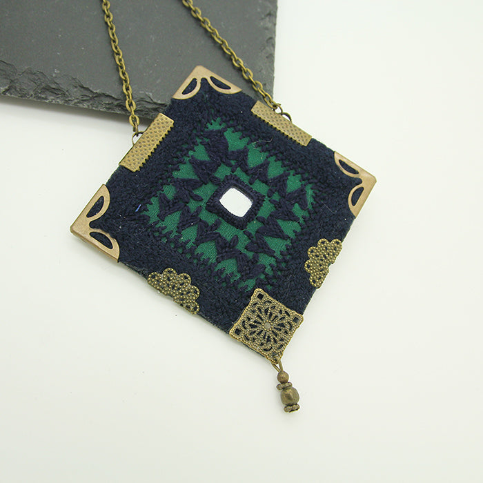 Embroidered Necklace