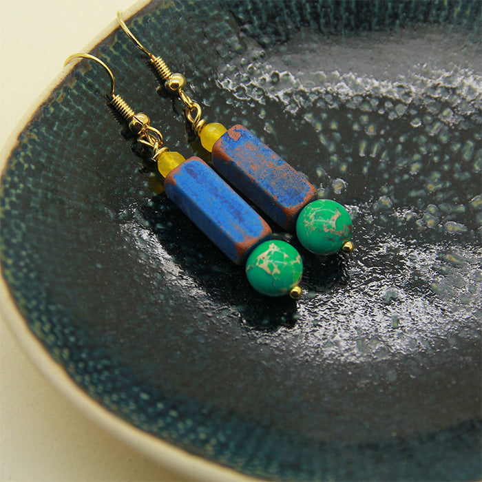 Bobylon Blue Earrings