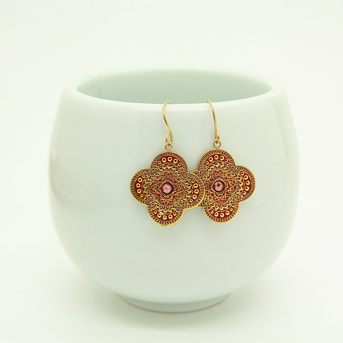 Whispers Pinkish Earrings