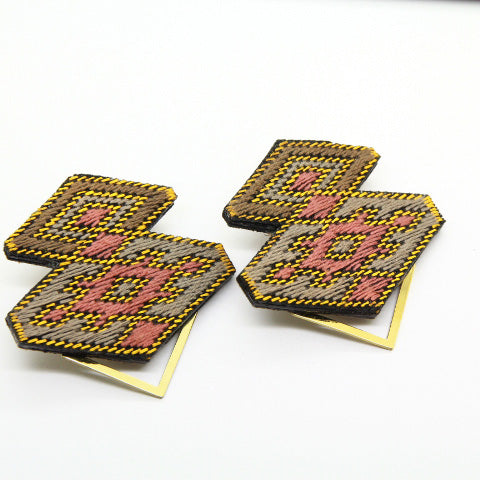 Persian Mumtaz Embroidered Earrings