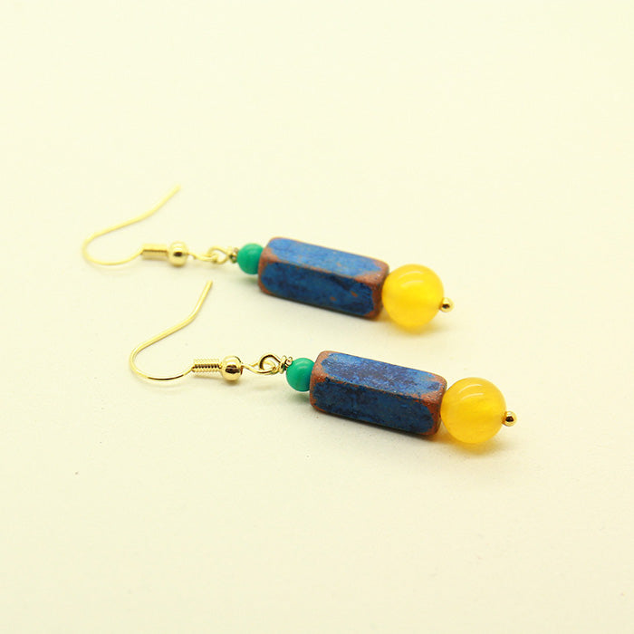 Bobylon Yellow Earrings