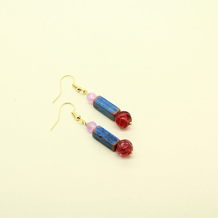 Bobylon Red Earrings
