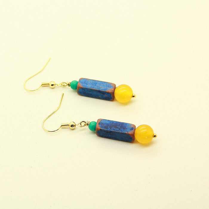 Bobylon Yellow Earrings