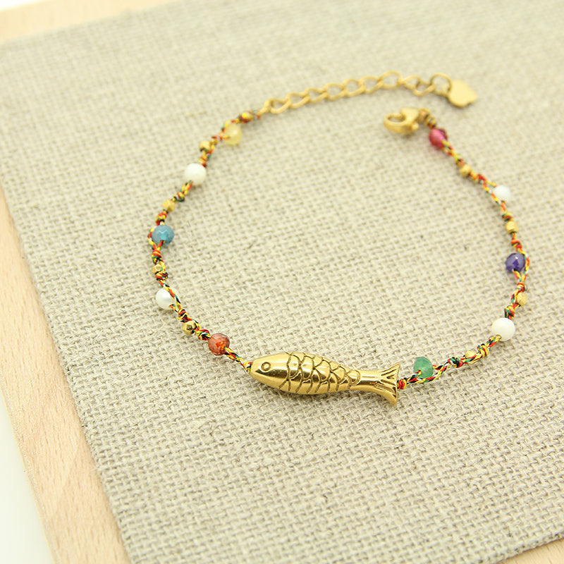 Golden Fish Bracelet