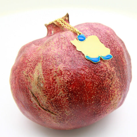 Persian Map Necklace