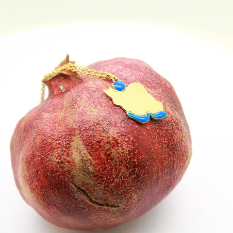 Persian Map Necklace
