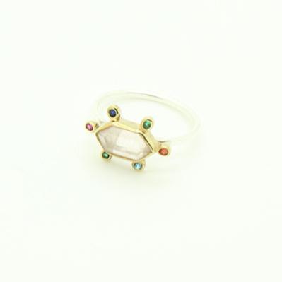 Pink Quartz Ring