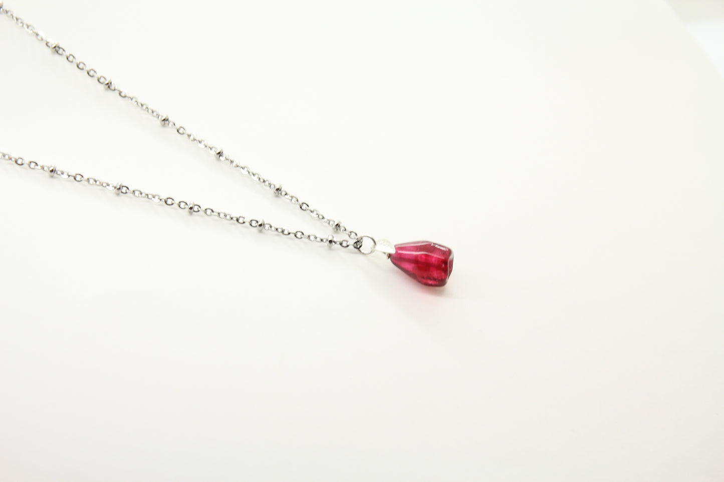 Pomegranate Necklace, Single Seed