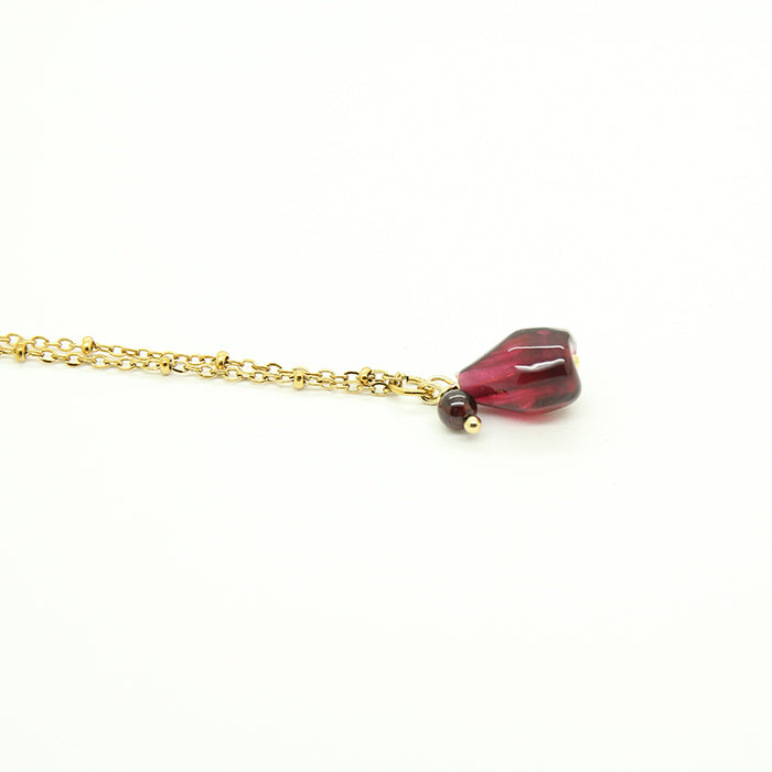Pomegranate and Garnet Necklace