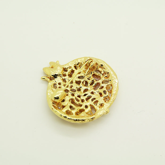 Pomegranate Shiny Brooch - Yalda Concept Store Persan