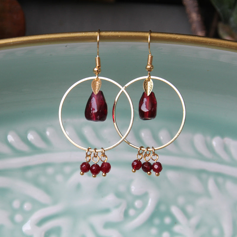 Pomegranate Earrings