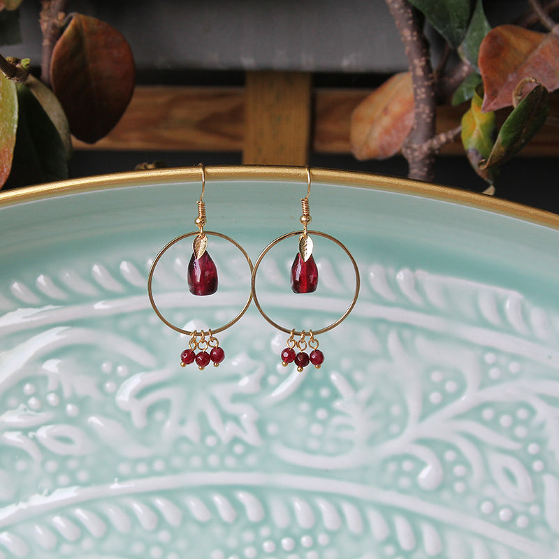 Pomegranate Earrings