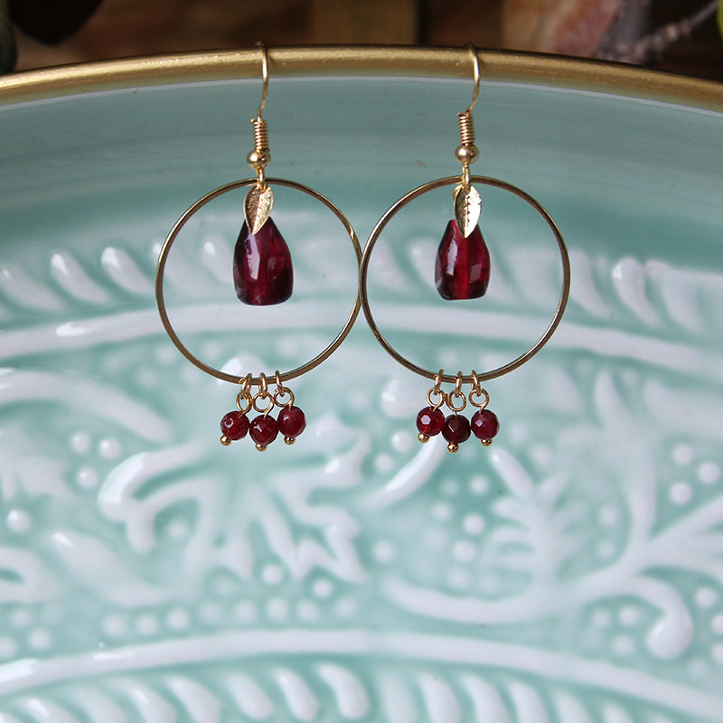 Pomegranate Earrings