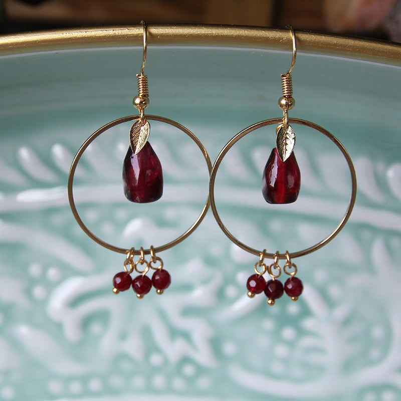 Pomegranate Earrings