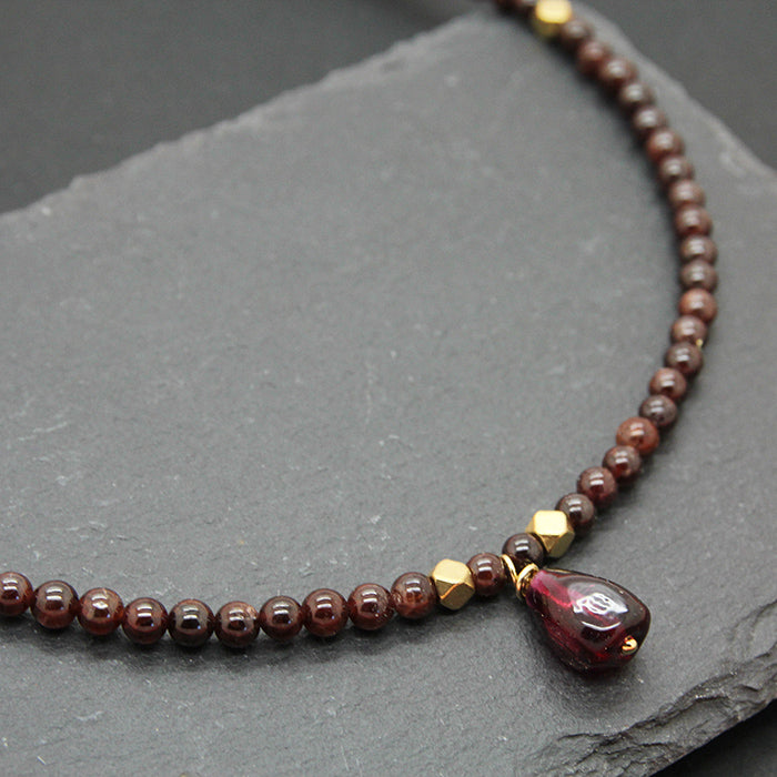 Garnet Delight Pomegranate Necklace