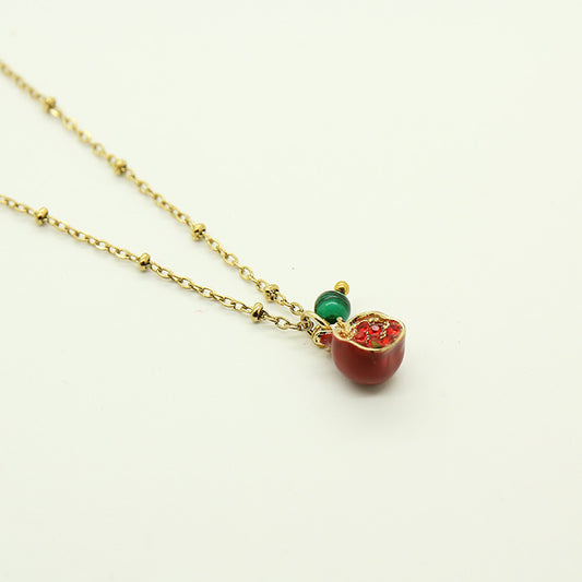 Red Pomegranate Necklace