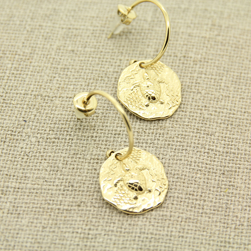 Lucky Turtle Earrings
