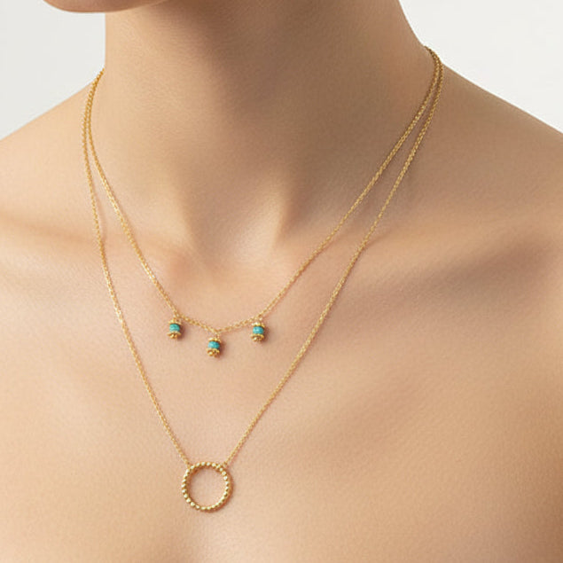 DouWhispered Chains Necklace - Yalda Concept Store Persan