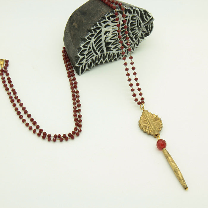 Ethnic Necklace agate