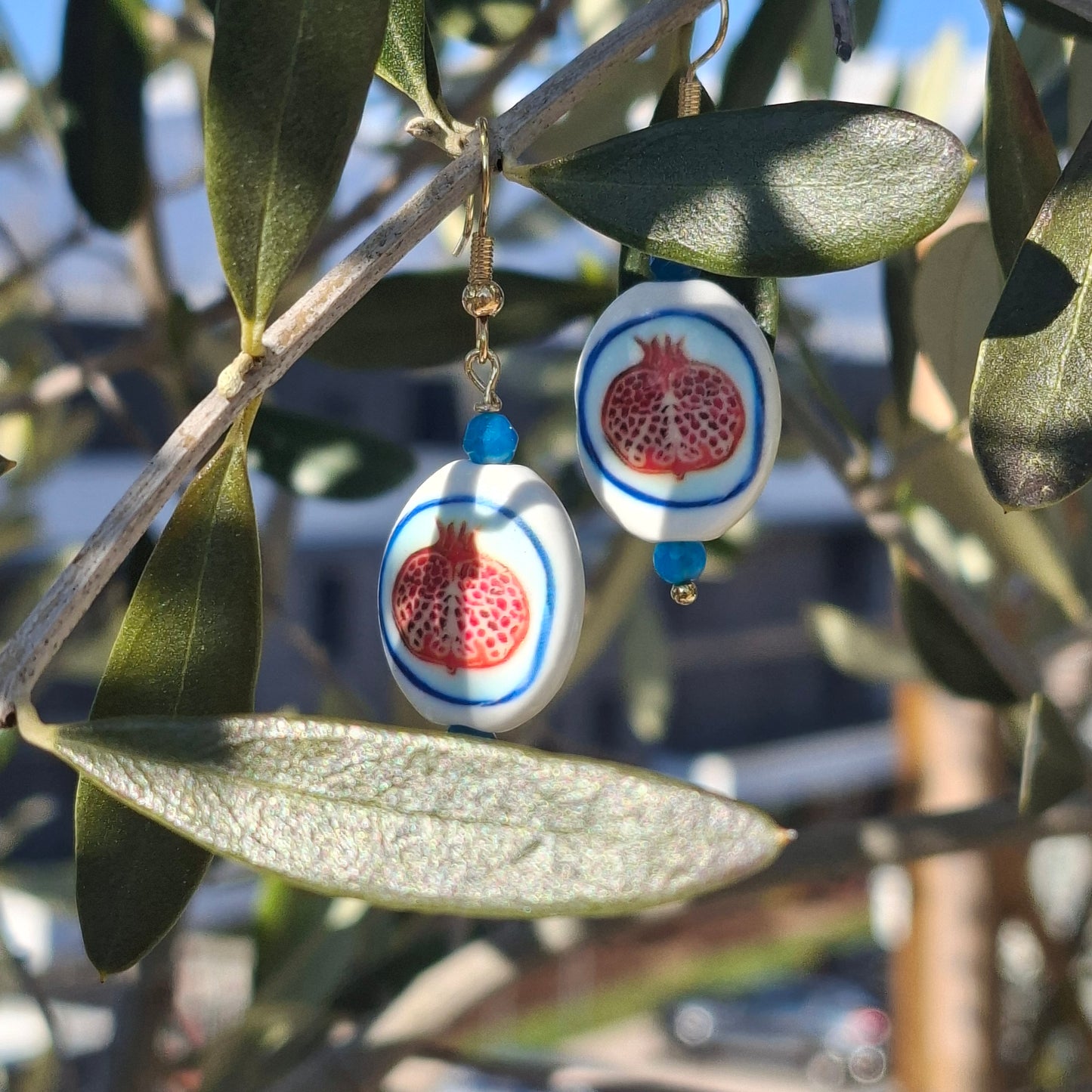 Pomegranate Earrings - Yalda Concept Store Persan