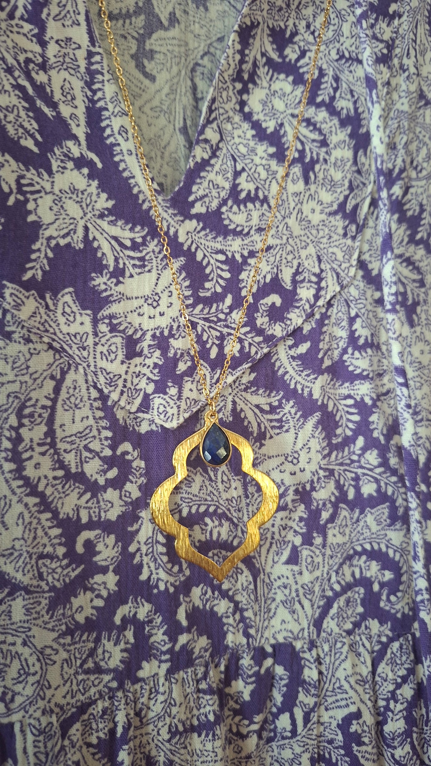 Lapis Harmony Necklace - Yalda Concept Store Persan