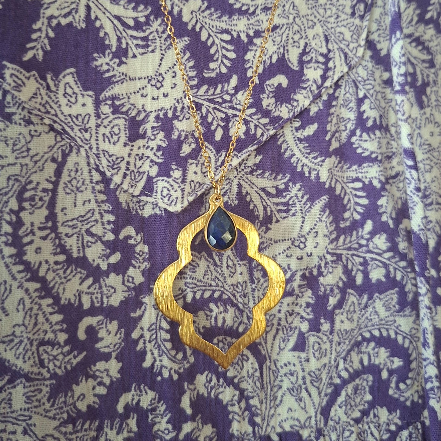 Lapis Harmony Necklace - Yalda Concept Store Persan