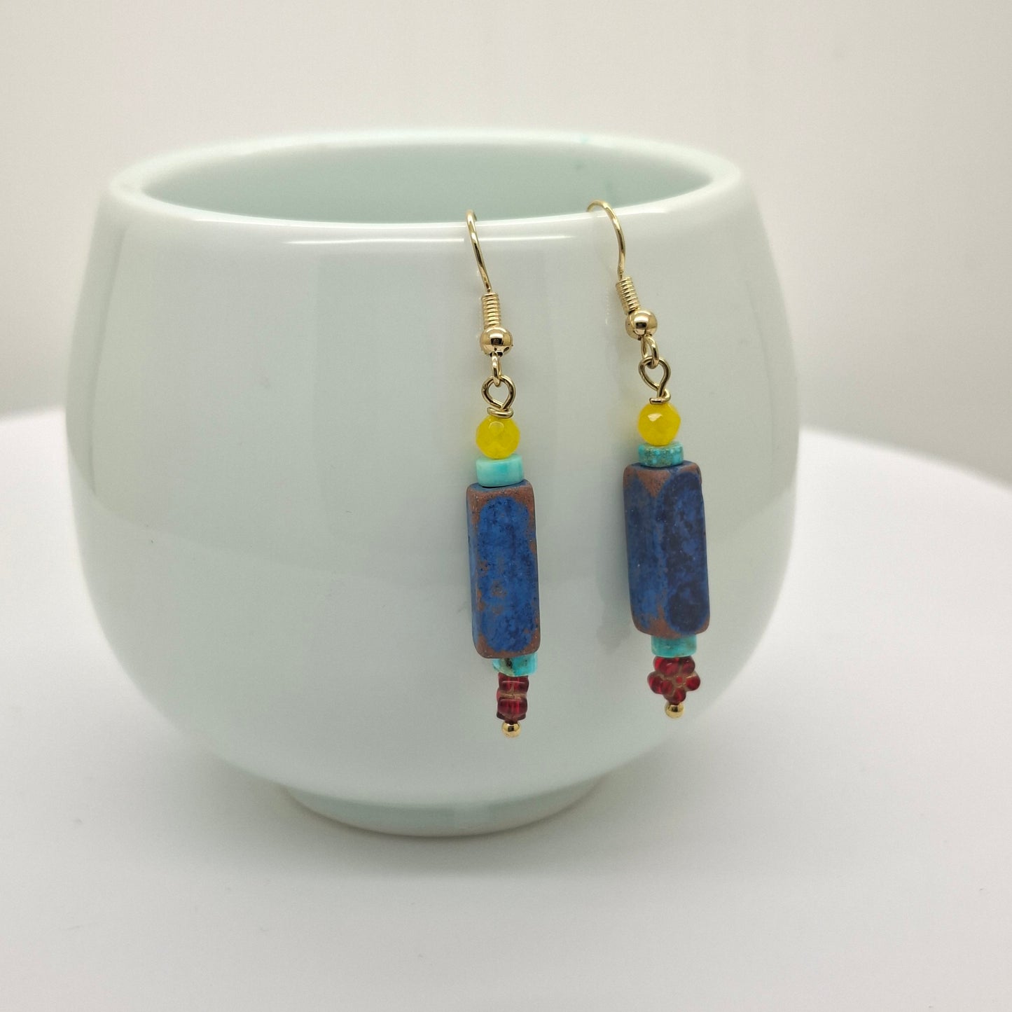 Bobylon tiny flower Earrings - Yalda Concept Store Persan