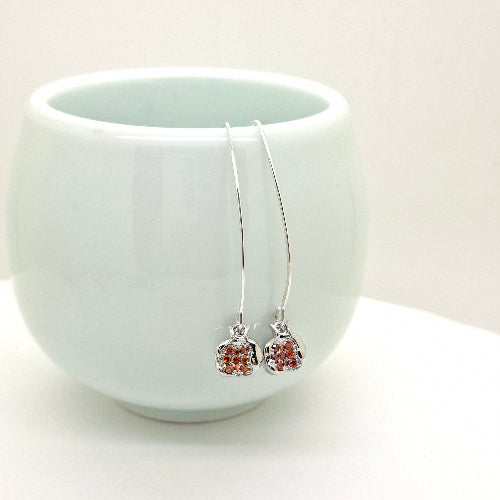 Pomegranate long Earrings
