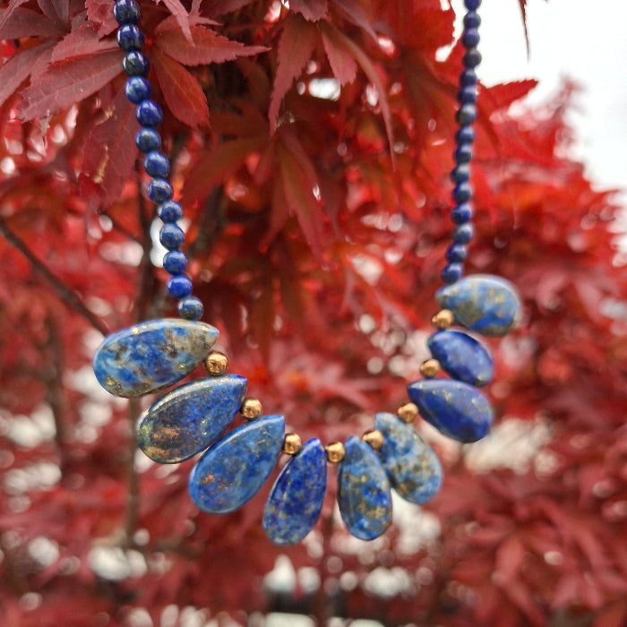 Lapis Necklace - Yalda Concept Store Persan