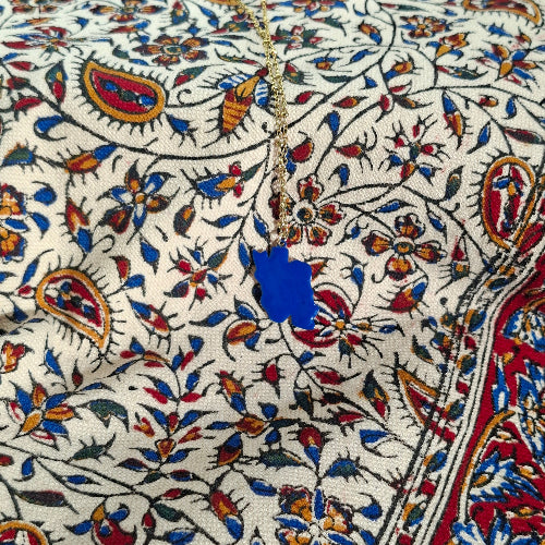 Handmade Enamel Iran map necklace - Yalda Concept Store Persan