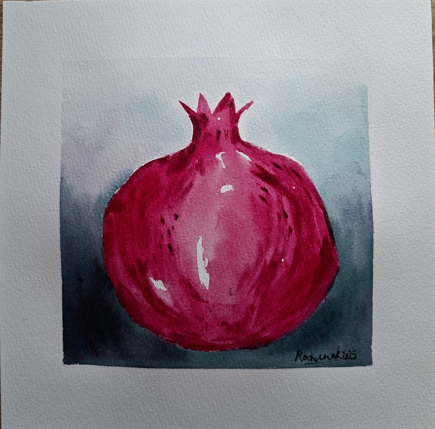 Original Pomegranate Watercolor