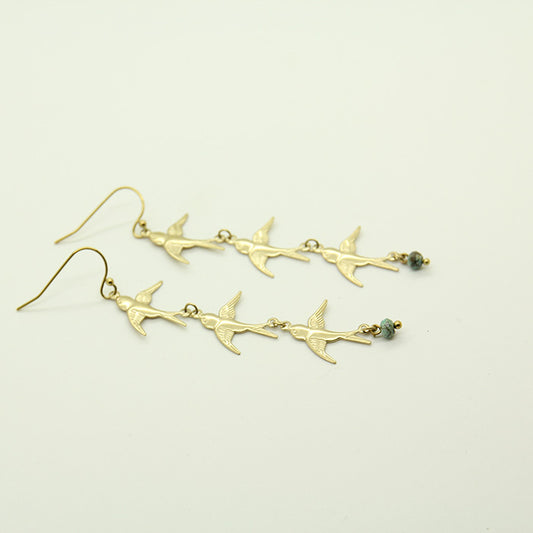 swallow earrings