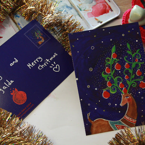 Christmas and Yalda Postcard