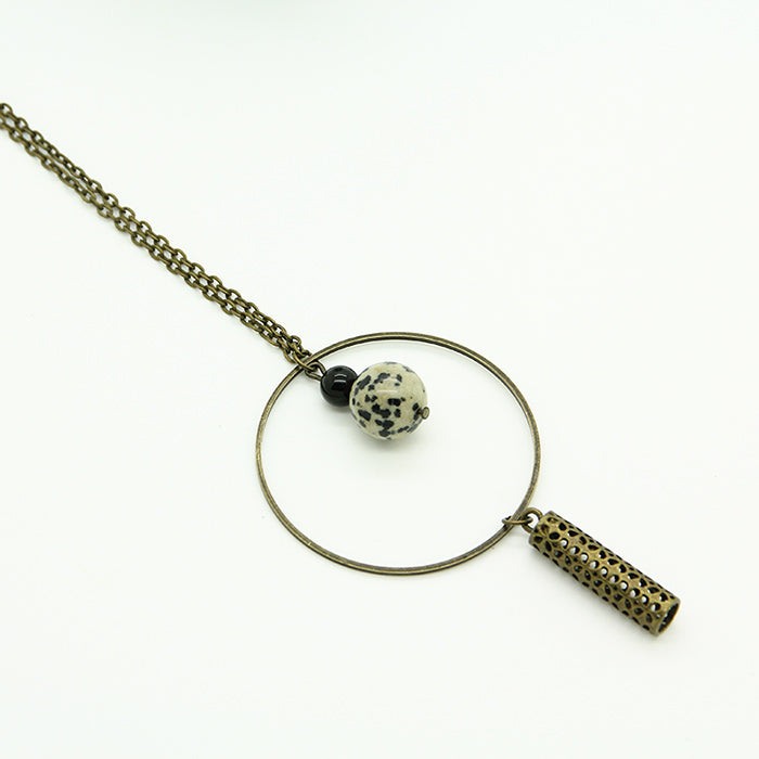 Ishtar Dalmatian Jasper Necklace