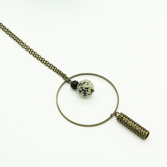 Ishtar Dalmatian Jasper Necklace