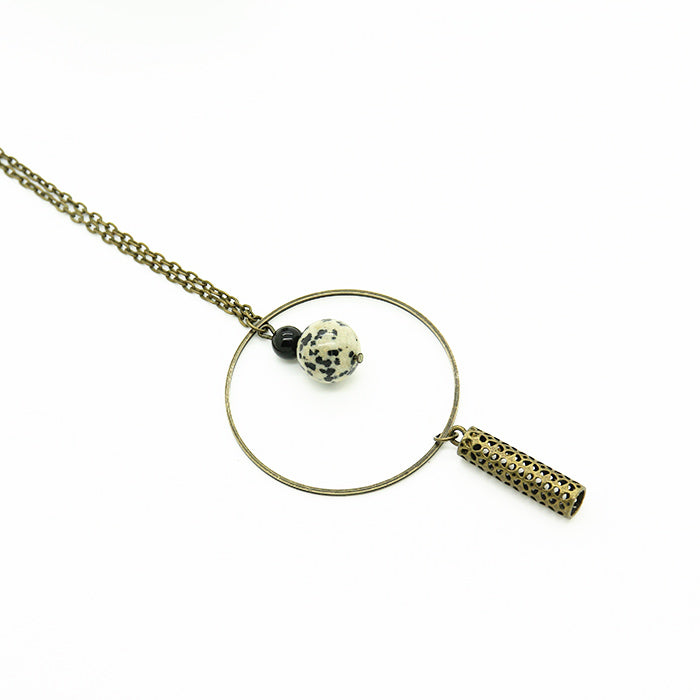 Ishtar Dalmatian Jasper Necklace